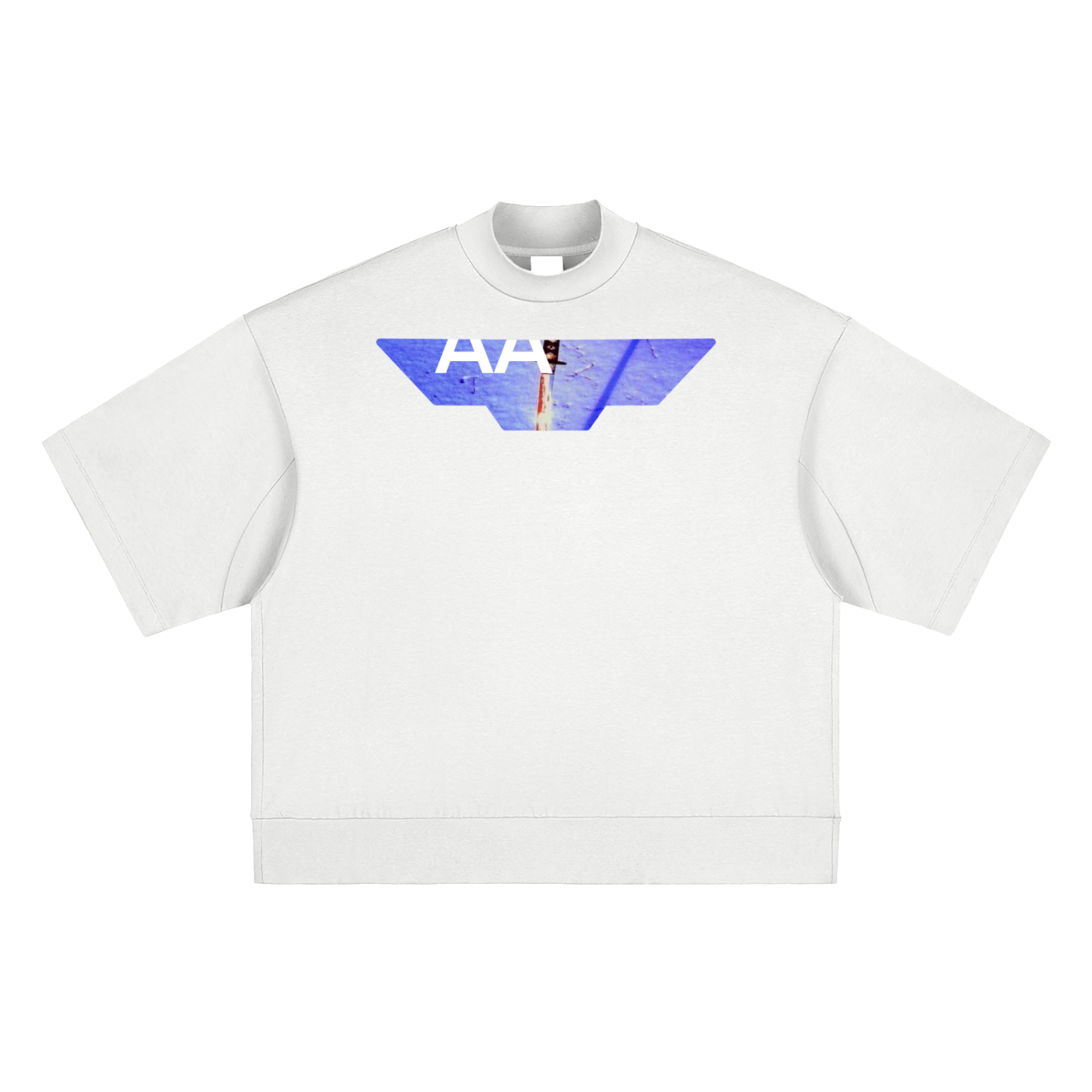 Heavyweight Oversized Mock Neck T-shirt