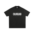 Colorblind Mock Neck Cotton T-Shirt