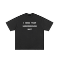 MISSING Black Heavyweight Hand-frayed T-Shirt