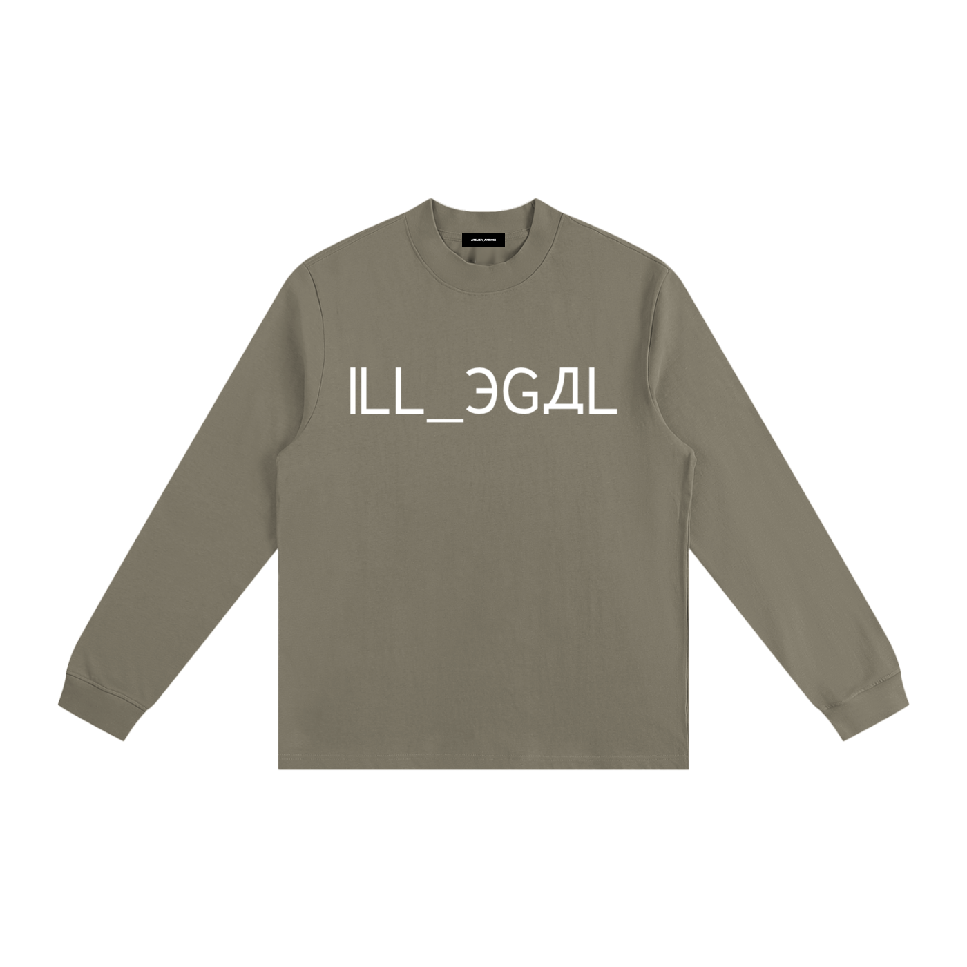 ILL_egal Non-Shrink Mock Neck LS