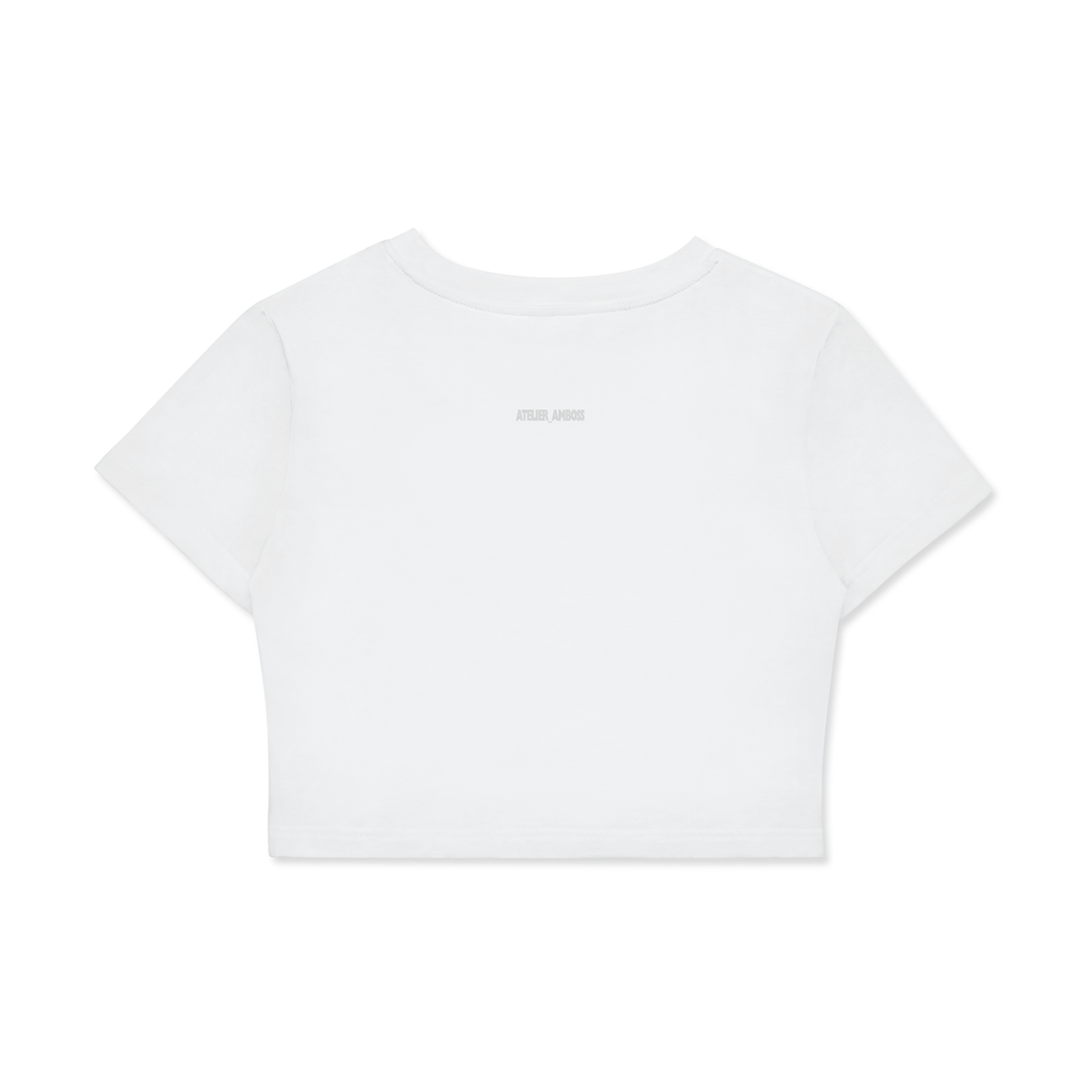 Womens Colorblind  Fitted Crop Cotton T-Shirt