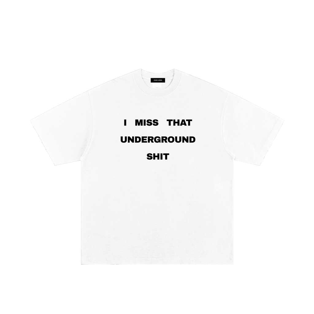 MISSING White Heavyweight Hand-frayed T-Shirt