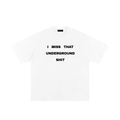 MISSING White Heavyweight Hand-frayed T-Shirt