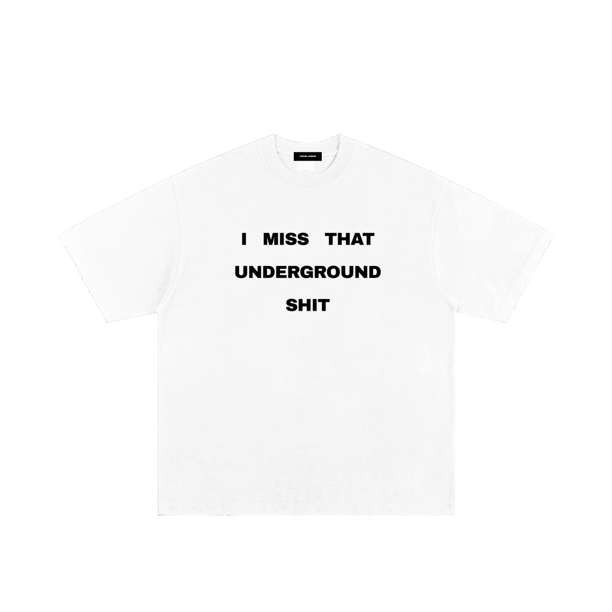 MISSING White Heavyweight Hand-frayed T-Shirt