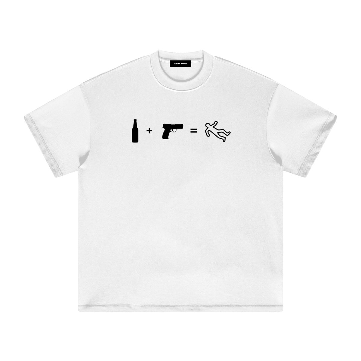 Problem White Heavyweight T-Shirt