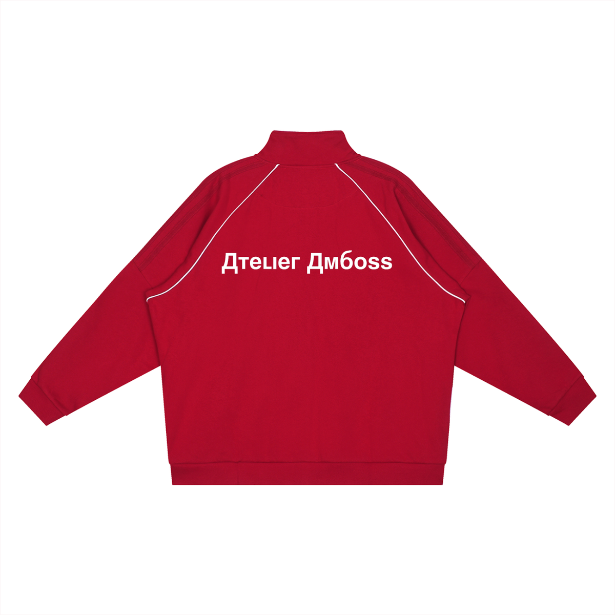 Reflection Striped Raglan Sleeve  Jacket