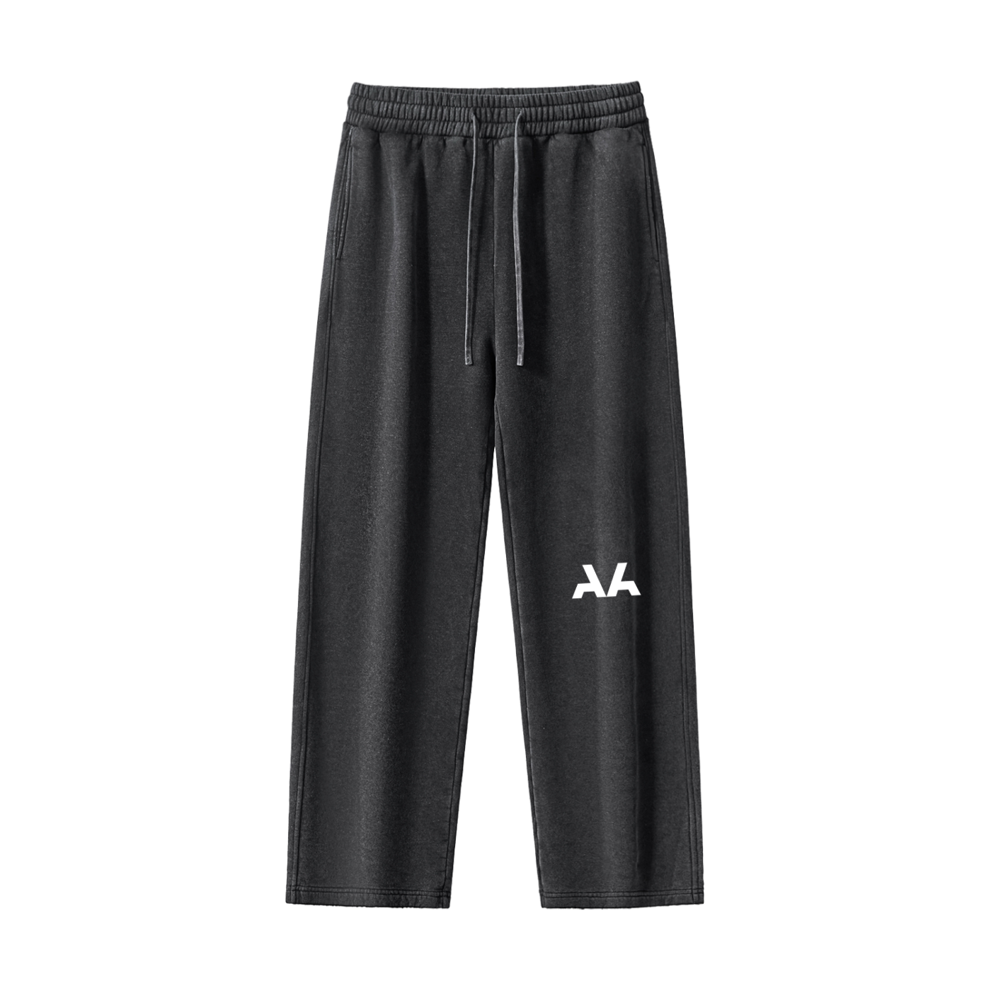 Frayed Enzyme Washed Fleece Sweatpants