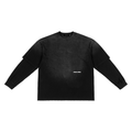 Sunfade Hand-Frayed Faux Two-Piece T-Shirt