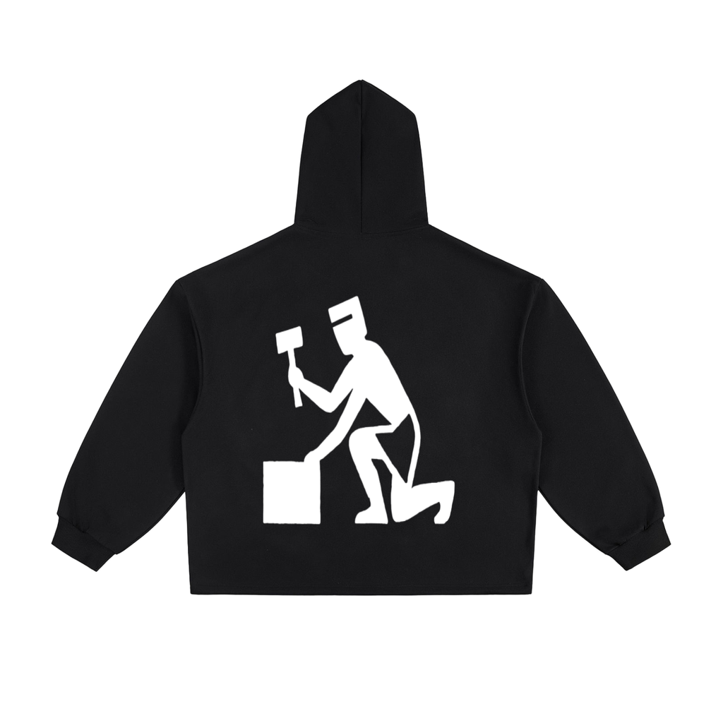 Essential Heavyweight Oversized Drawstring Hem Hoodie