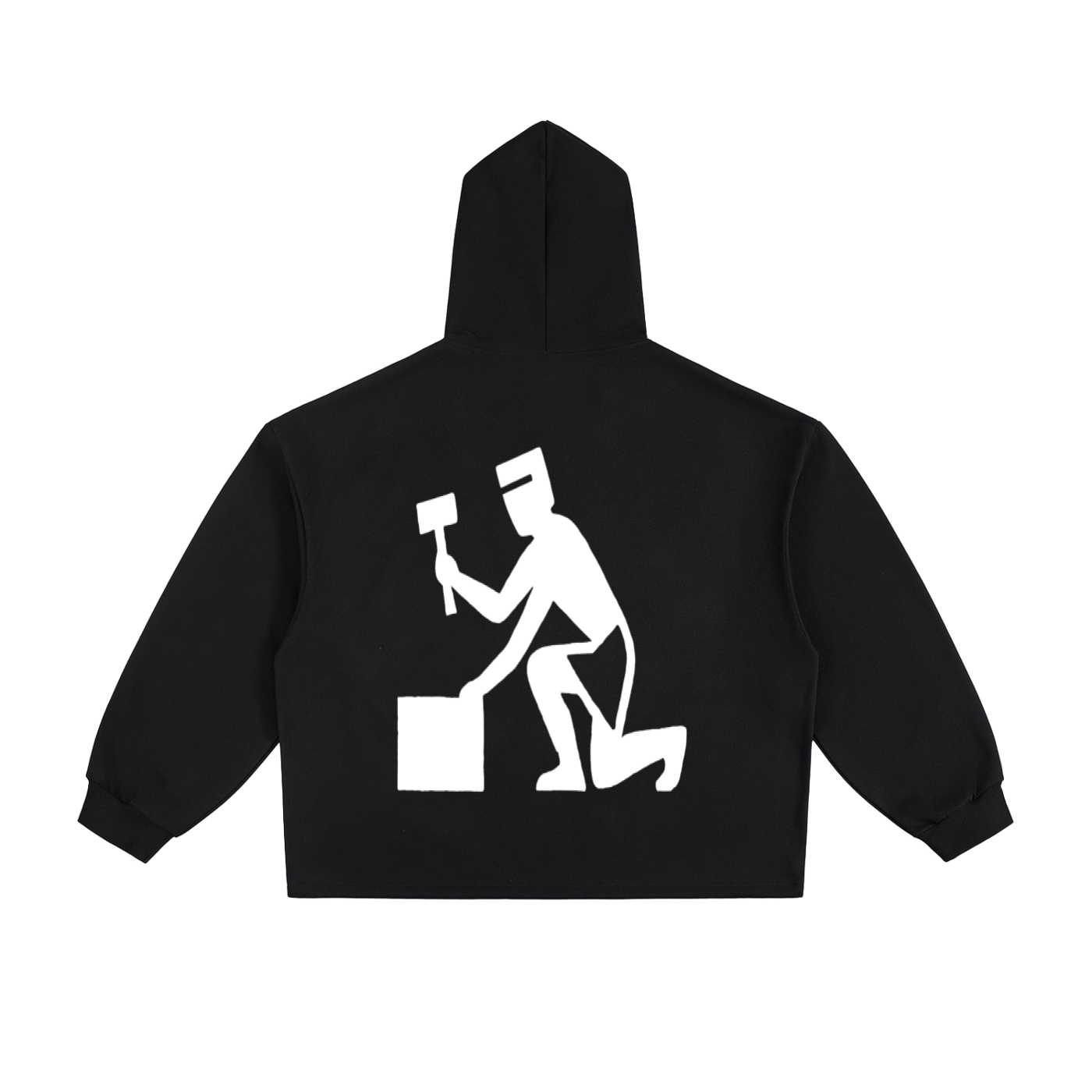 Essential Heavyweight Oversized Drawstring Hem Hoodie