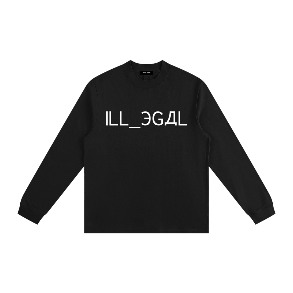 ILL_egal Non-Shrink Mock Neck LS