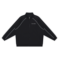 Reflection Striped Raglan Sleeve  Jacket