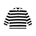 Color Block cibarA Stripe Polo Shirt