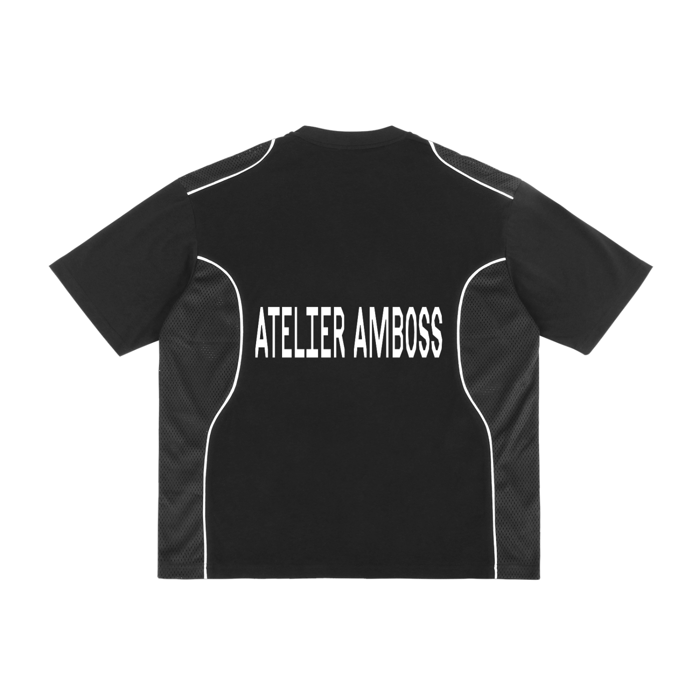 Contrast Piped Panel T-Shirt