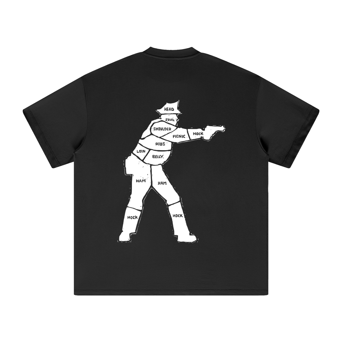 Pig Cop Heavyweight  T-Shirt